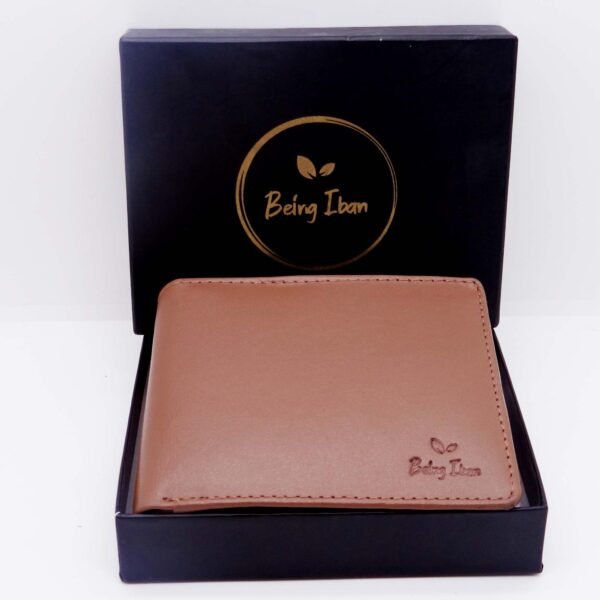 Genuine Leather Wallet for Men (Brown) - Image 5