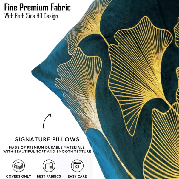 Dark Green Cushion/Pillow Case Covers _16 x 16 Inch _Set Of 4 - Image 5