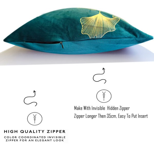 Dark Green Cushion/Pillow Case Covers _16 x 16 Inch _Set Of 4 - Image 4