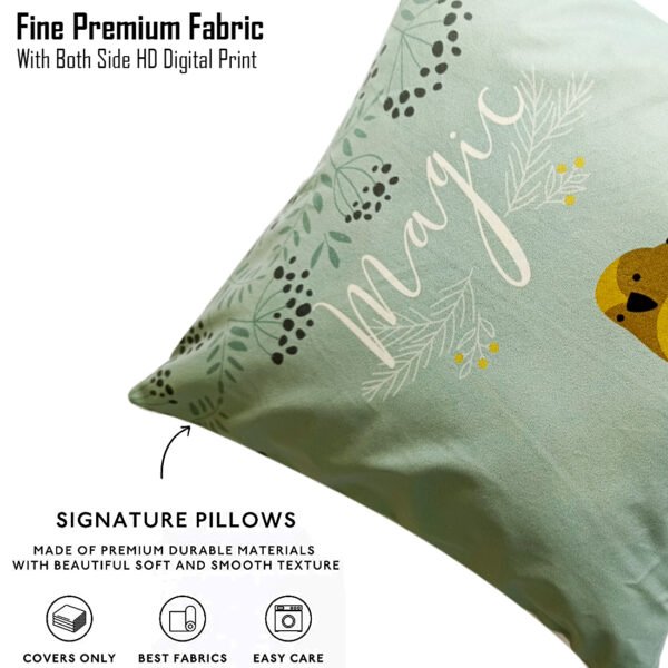 Light Green Cushion/Pillow Case Covers _16 x 16 Inch _Set Of 4 - Image 5