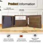 Mens Genuine Leather Wallet And Belt Combo Gift Set For Men |RFID Leather Card Holder and Belt Combo Box | Leather Wallet and Belt Gift Hamper for Men - Image 2
