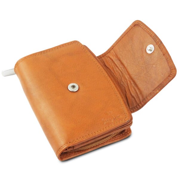 Women Handbag Stylish Women Convertible Clutch Purse Wallet RFID Blocking Trifold Card Holder Ladies Clutch With ID Window_Brown - Image 5