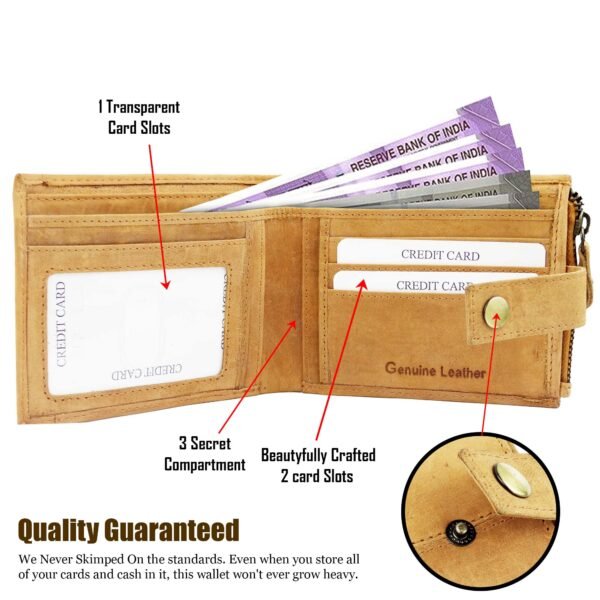 Mens Genuine Leather Wallet And Belt Combo Gift Set For Men |RFID Leather Card Holder and Belt Combo Box | Leather Wallet and Belt Gift Hamper for Men - Image 10