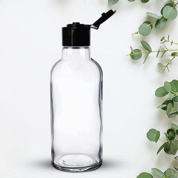 Transparent Empty Cosmetic Plastic Fliptop Bottle_250ml Pack Of_5 - Image 1