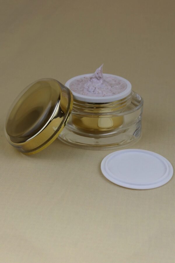 Golden Empty Cosmetic Acrylic Containers Jar_Pack OF 5 - Image 5