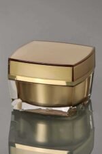 Copper Golden Empty Square Acrylic Containers For Cosmetic _PACK OF 5 - Image 6