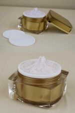 Copper Golden Empty Square Acrylic Containers For Cosmetic _PACK OF 5 - Image 3