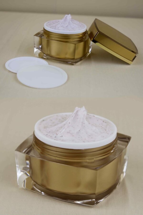 Copper Golden Empty Square Acrylic Containers  For Cosmetic _PACK OF 5 - Image 3