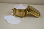 Copper Golden Empty Square Acrylic Containers For Cosmetic _PACK OF 5 - Image 2