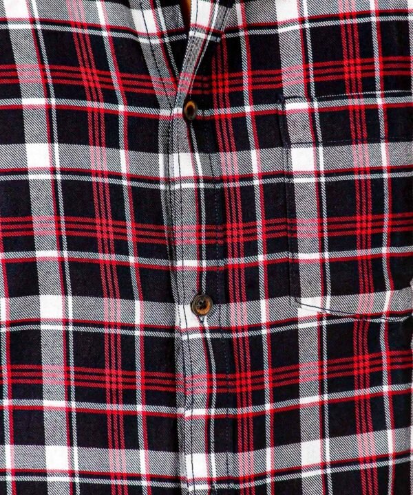 Full Sleeve Shirt for Formal & Casual Wear|Men's Cotton Box Checkered Slim Fit Casual Shirt with Chest Pocket - Image 4