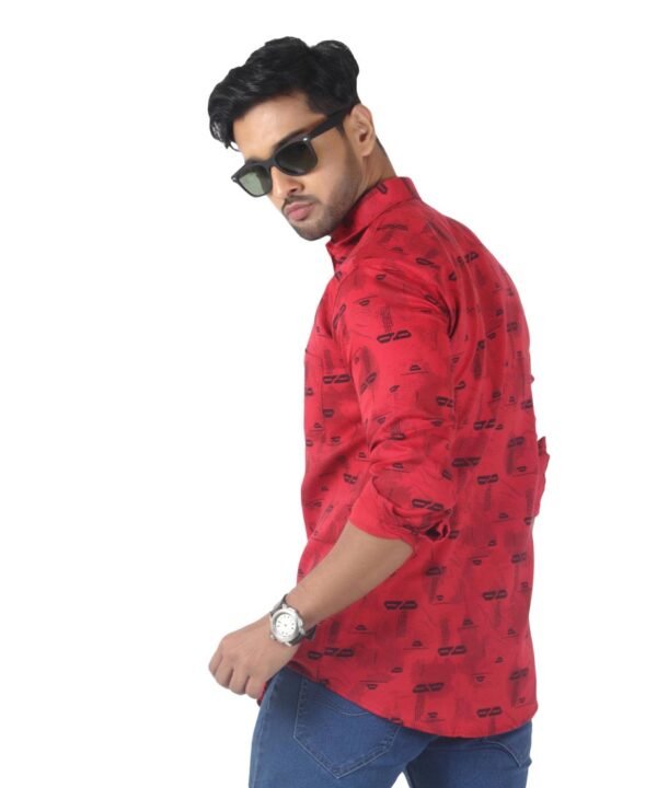 Mens Full Sleeves Casual Shirt| Mens Stylish Summer Printed Shirt - Image 3