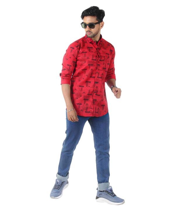 Mens Full Sleeves Casual Shirt| Mens Stylish Summer Printed Shirt - Image 6