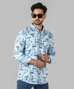 Mens Full Sleeves Casual Shirt| Mens Stylish Summer Printed Shirt - Image 2
