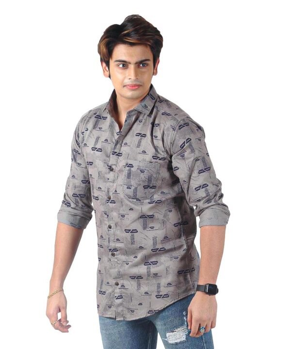 Mens Full Sleeves Casual Shirt| Mens Stylish Summer Printed Shirt - Image 2