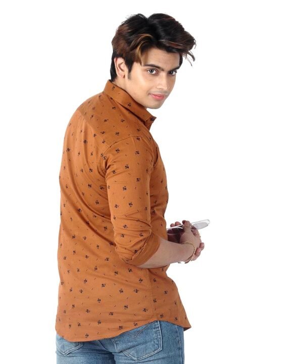 Mens Full Sleeves Casual Shirt| Mens Stylish Summer Printed Shirt - Image 3