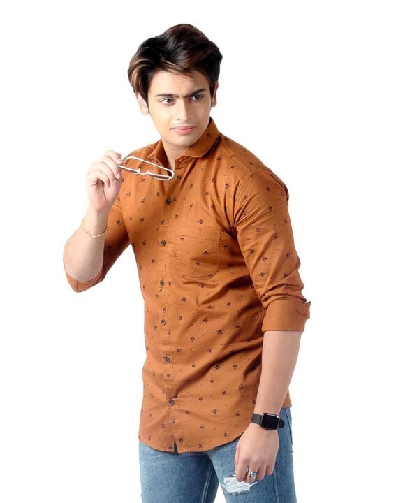 Mens Full Sleeves Casual Shirt| Mens Stylish Summer Printed Shirt - Image 5