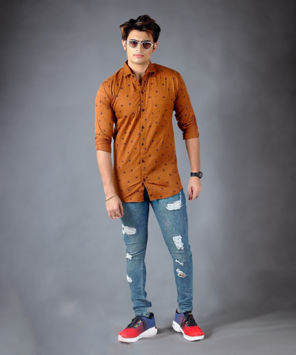 Mens Full Sleeves Casual Shirt| Mens Stylish Summer Printed Shirt - Image 4