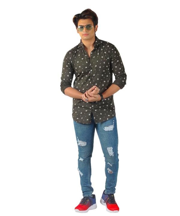 Mens Full Sleeves Casual Shirt| Mens Stylish Summer Printed Shirt - Image 4