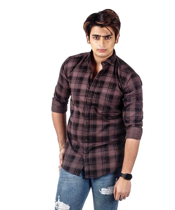 Mens Full Sleeve Check Shirts | Stylish Checkered Shirt | Multicolor - Image 3
