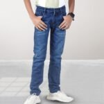 Boys Stretch Skinny Jeans, Legend Wash Denim Pants _Dark Blue