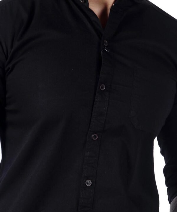 Mens Full Sleeve Casual Shirts |Stylish Black Shirts |Formal Shirts - Image 4