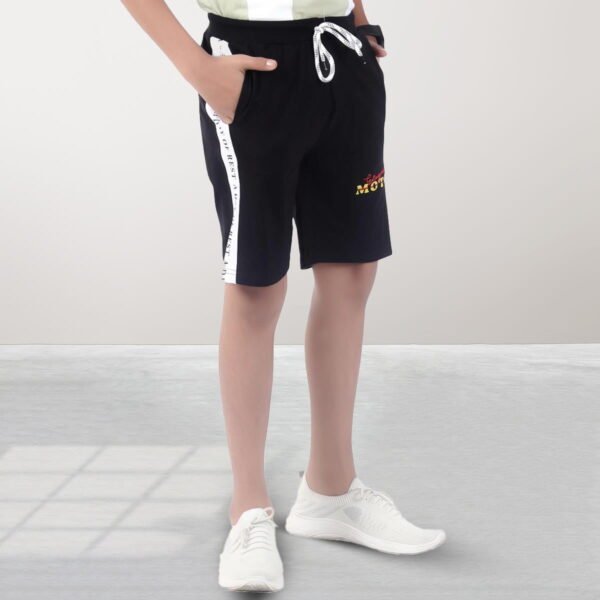 Pure Cotton Shorts For Boys, Kid Elastic Waist Shorts_ Pack Of 2 - Image 7
