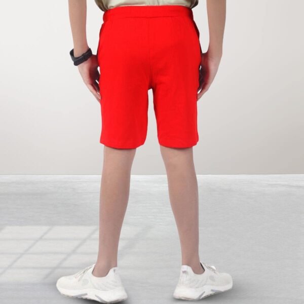 Pure Cotton Shorts For Boys, Kid Elastic Waist Shorts_ Pack Of 2 - Image 4