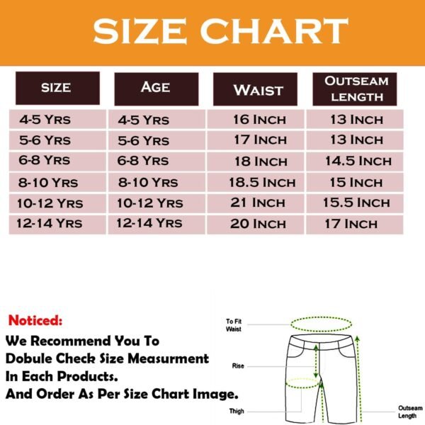 Pure Cotton Shorts For Boys, Kid Elastic Waist Shorts_ Pack Of 3 - Image 12