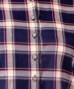 Womens Top Long Sleeves Check Shirt - Image 5