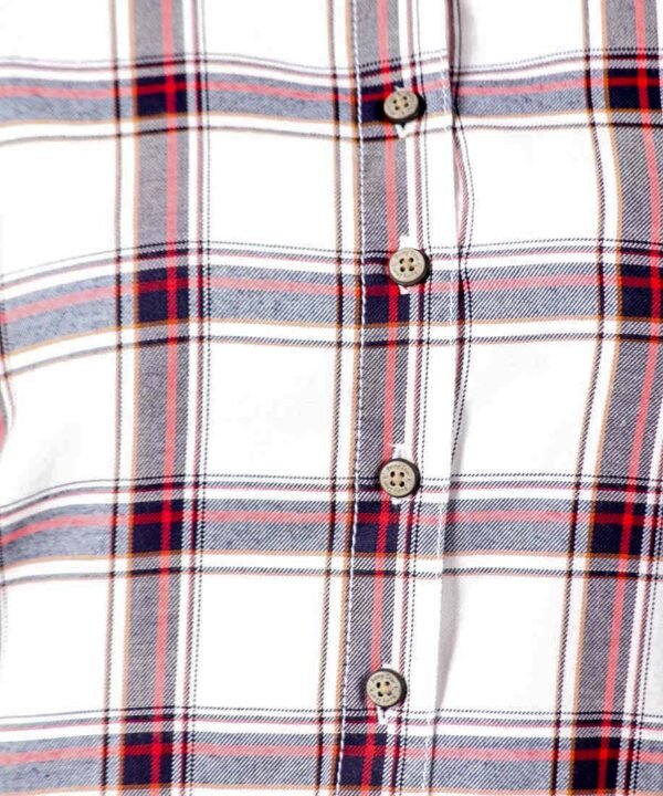 Womens Top Long Sleeves Check Shirt - Image 6