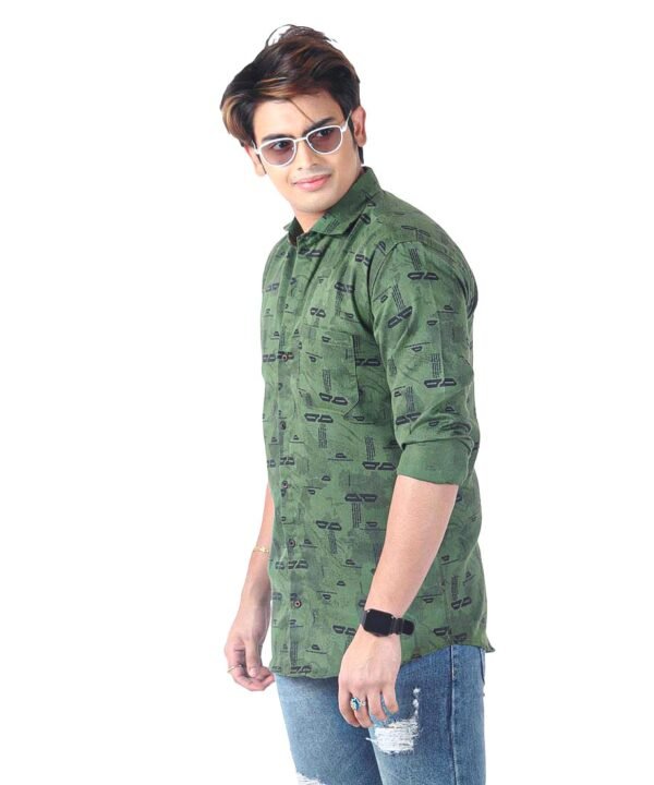 Mens Full Sleeves Casual Shirt| Mens Stylish Summer Printed Shirt - Image 2
