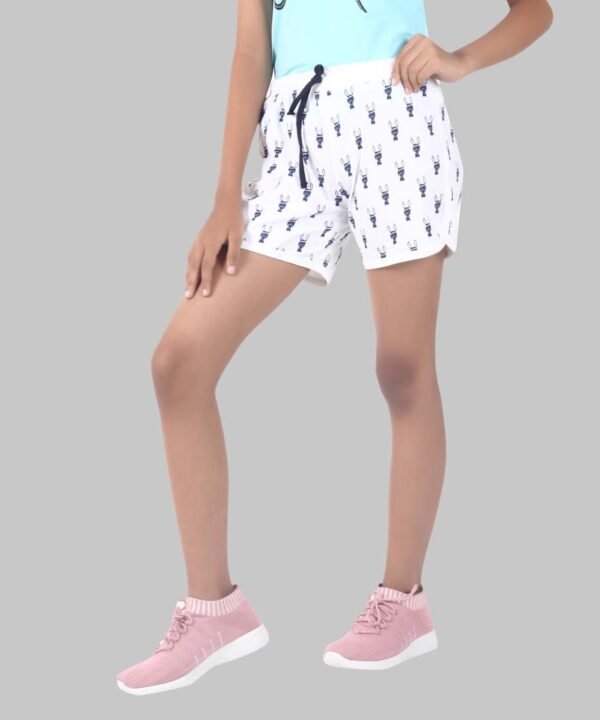 Girls Printed Regular Hot Pant - Image 1