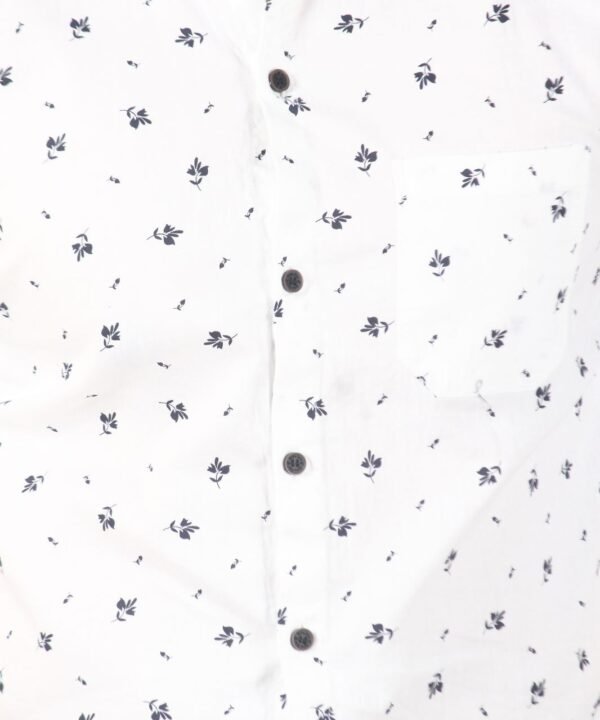Mens Full Sleeves Casual Shirt| Mens Stylish Summer Printed Shirt_White - Image 4