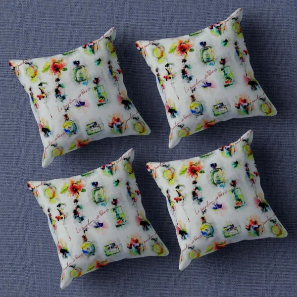 1-min_108_11zon Perfume Bottle Print Cushion Cover 16x16 Inch_Set Of 4 - Image 1