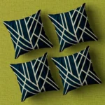 Striped Cushion/Pillow Covers _16 x 16 Inch _Set Of 4