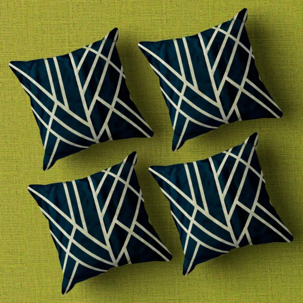 1-min_75_11zon Striped Cushion/Pillow Covers _16 x 16 Inch _Set Of 4 - Image 1