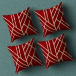 Geometric Cushion/Pillow Covers _16 x 16 Inch _Set Of 4
