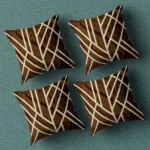 Geometric Cushion/Pillow Covers _16 x 16 Inch _Set Of 4