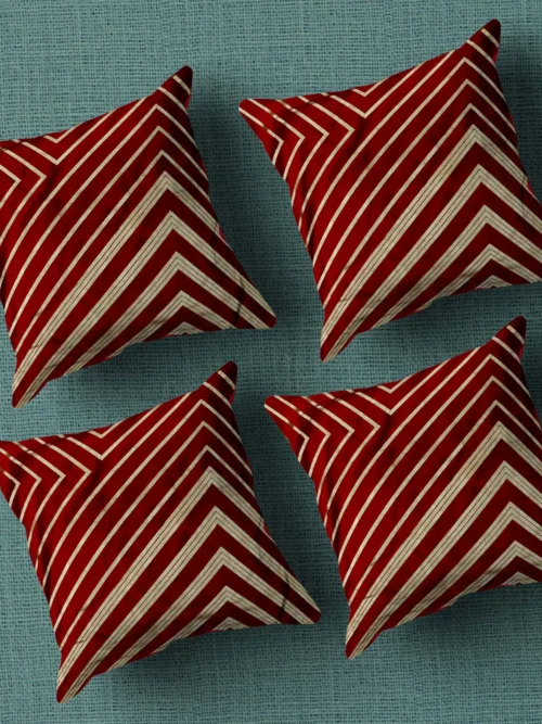 Geometric Cushion/Pillow Covers _16 x 16 Inch _Set Of 4