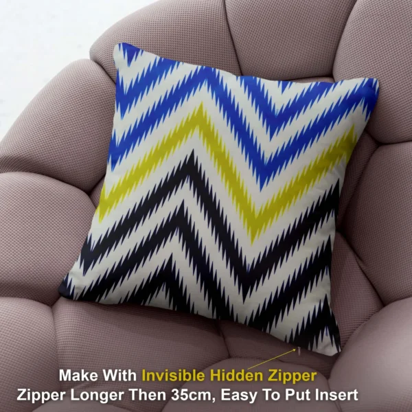 2-min_130_11zon Multicolor Geometrical Printed Graphic Cotton Cushion Covers16x16 Inch_Set Of 4 - Image 2