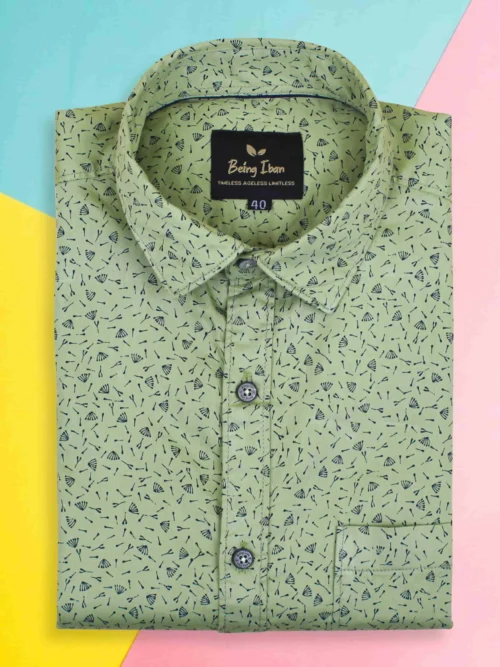 Casual Shirt for Men | Shirt for Men | Men Stylish Shirt | Men Printed Shirt | Men Print Shirt | Micro Print Slim Fit Shirt For Men's
