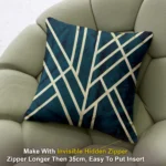 Striped Cushion/Pillow Covers _16 x 16 Inch _Set Of 4 - Image 2