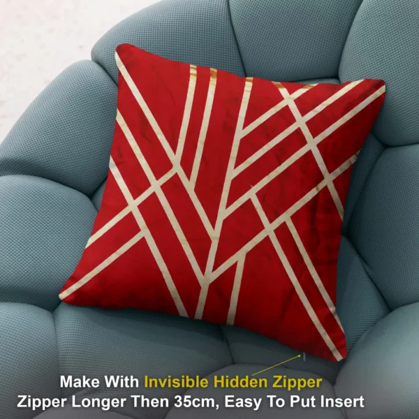 Geometric Cushion/Pillow Covers _16 x 16 Inch _Set Of 4 - Image 2