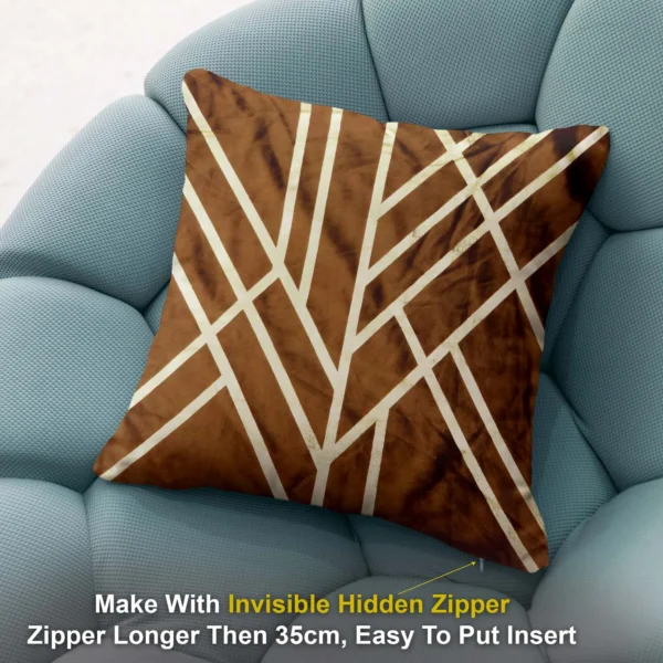 Geometric Cushion/Pillow Covers _16 x 16 Inch _Set Of 4 - Image 2