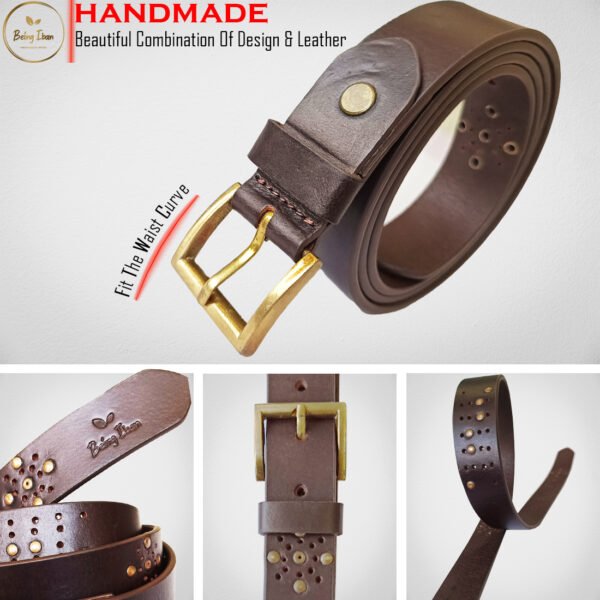 Genuine Leather Handbag & Belt Combo Gift Set For Women |RFID Leather Purse and Casual Jeans Belt Combo Gift For Girlfriend | Leather Clutch and Belt Gift Hamper for Women_Black - Image 3