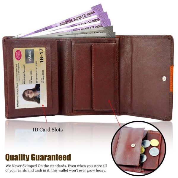 Ladies Clutch & Waist Belt Combo |Casual Jeans Belt Combo Gift For Women |RFID Leather Card Holder and Casual Belt Combo Gift For Girlfriend|Gift For Women - Image 5