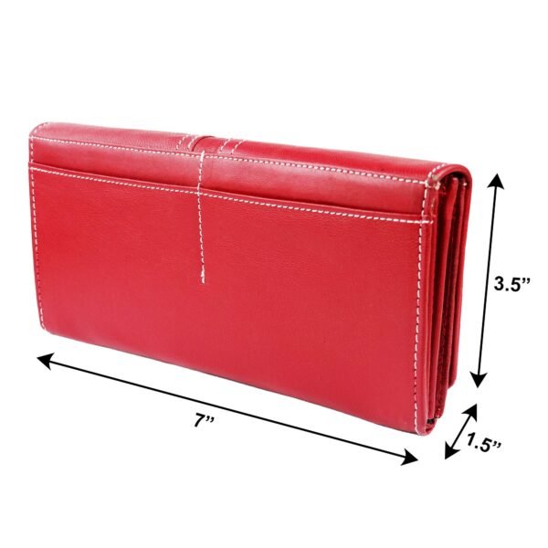 Ladies Clutch & Waist Belt Combo |Casual Jeans Belt Combo Gift For Women |RFID Leather Card Holder and Casual Belt Combo Gift For Girlfriend|Gift For Women - Image 8