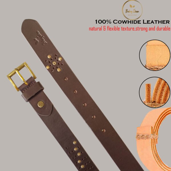 Genuine Leather Handbag & Belt Combo Gift Set For Women |RFID Leather Purse and Casual Jeans Belt Combo Gift For Girlfriend | Leather Clutch and Belt Gift Hamper for Women_Black - Image 7