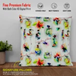 Perfume Bottle Print Cushion Cover 16x16 Inch_Set Of 4 - Image 3