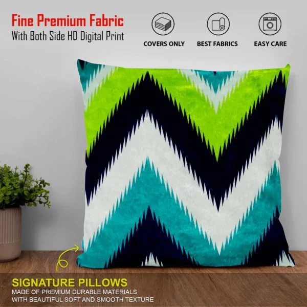 3-min_122_11zon Multicolor Geometrical Printed Graphic Cotton Cushion Covers16x16 Inch_Set Of 4 - Image 3